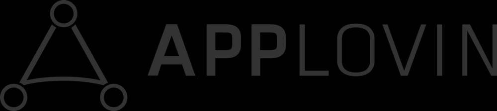 AppLovin logotipi. Kompaniya mahsuloti foydalanuvchi ko'zidan yashirin — u reklamani ilovalar "ichida" boshqaradi.