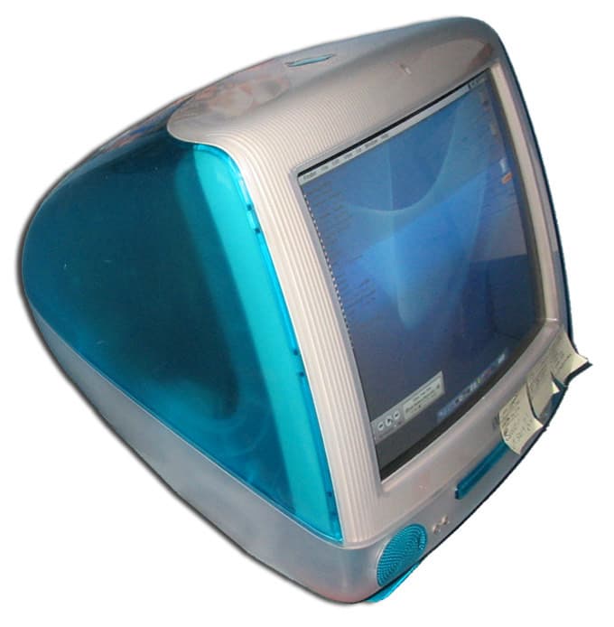 iMac G3 — Apple'ni 1998-yilda qayta foydaga chiqargan rangli, shaffof kompyuter.